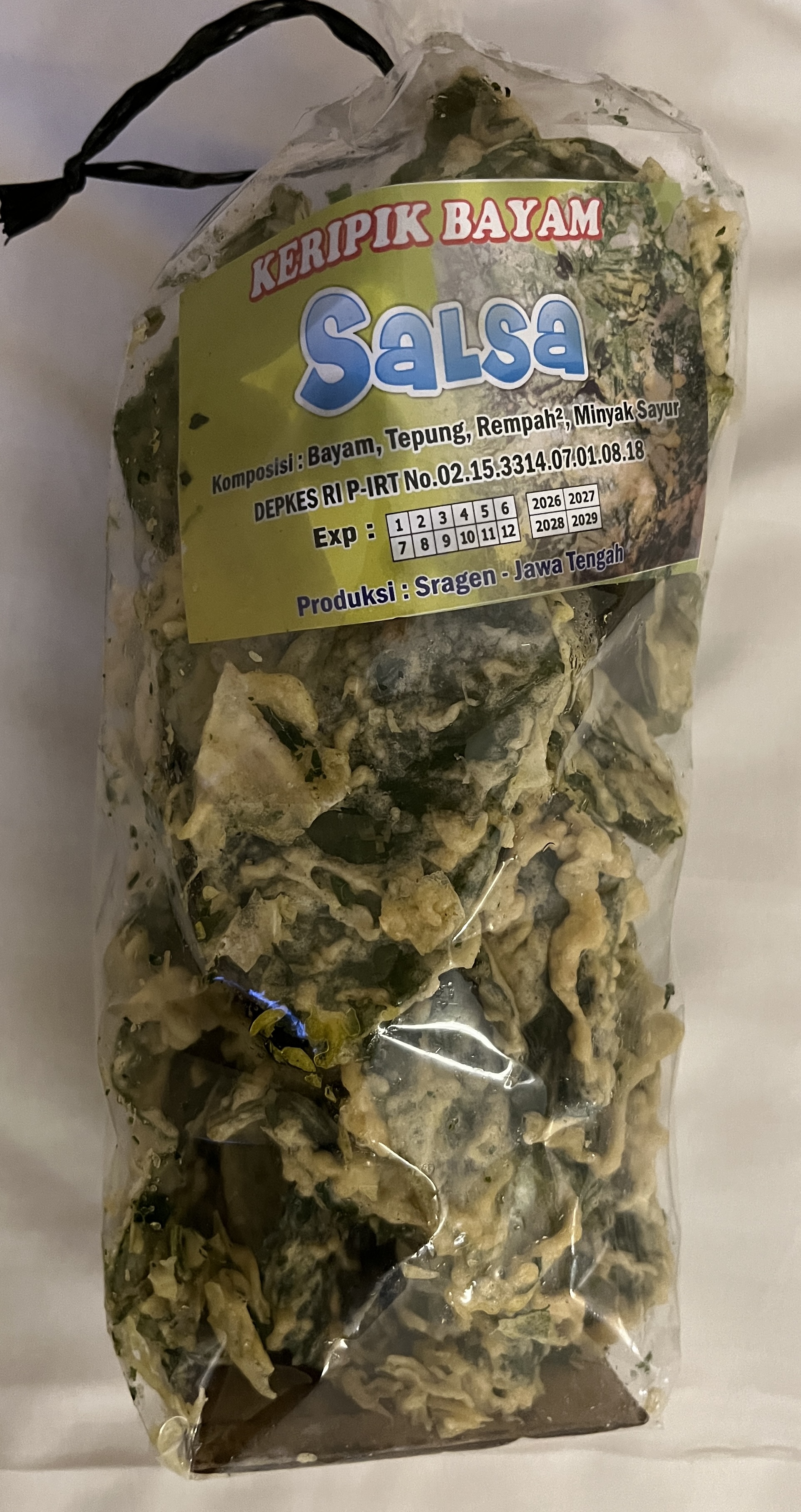 Snack kripik Khas Dawung