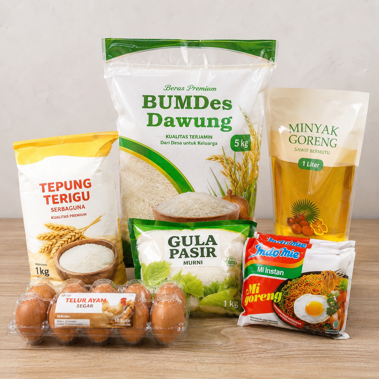 Paket Sembako Dawung Hemat Kebutuhan Dapur