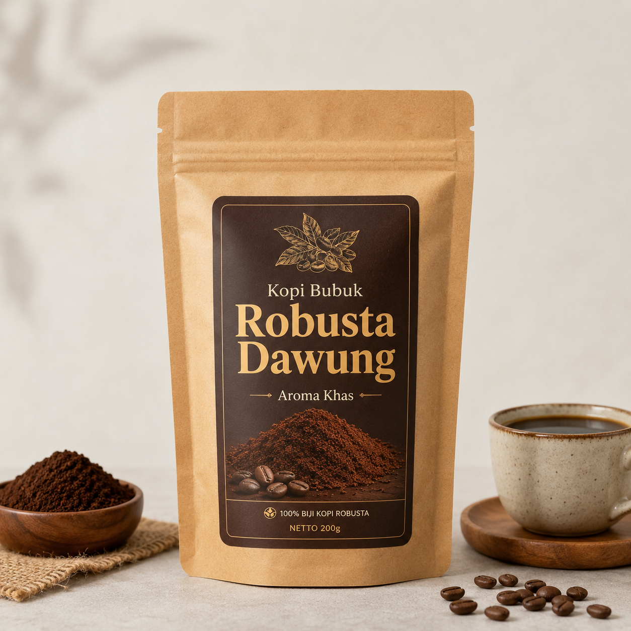 Kopi Bubuk Robusta Dawung Aroma Khas